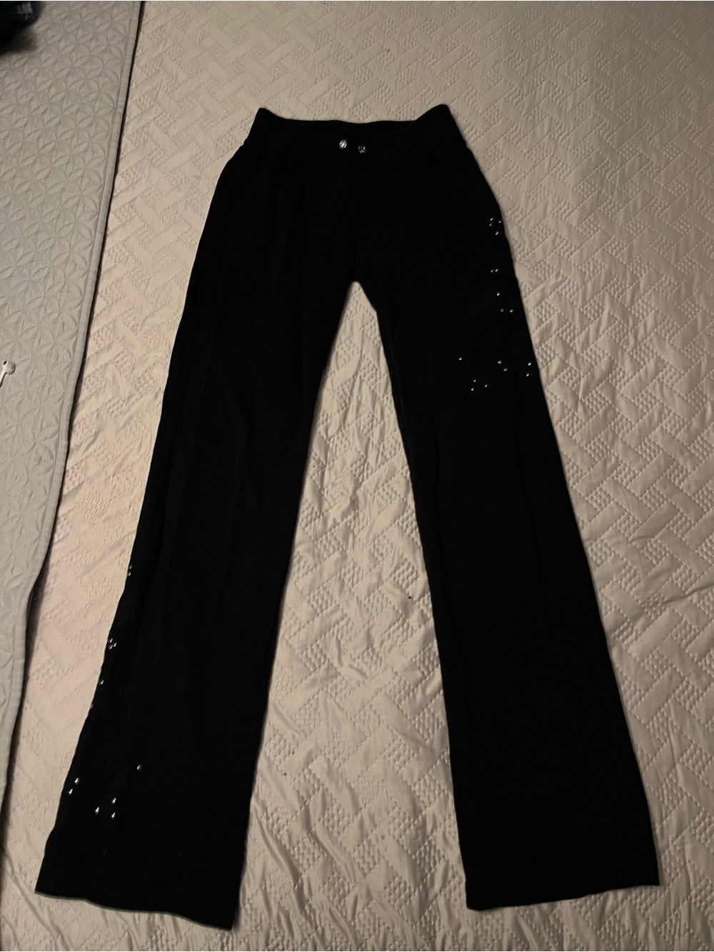 black bcbg y2k lowrise leggings